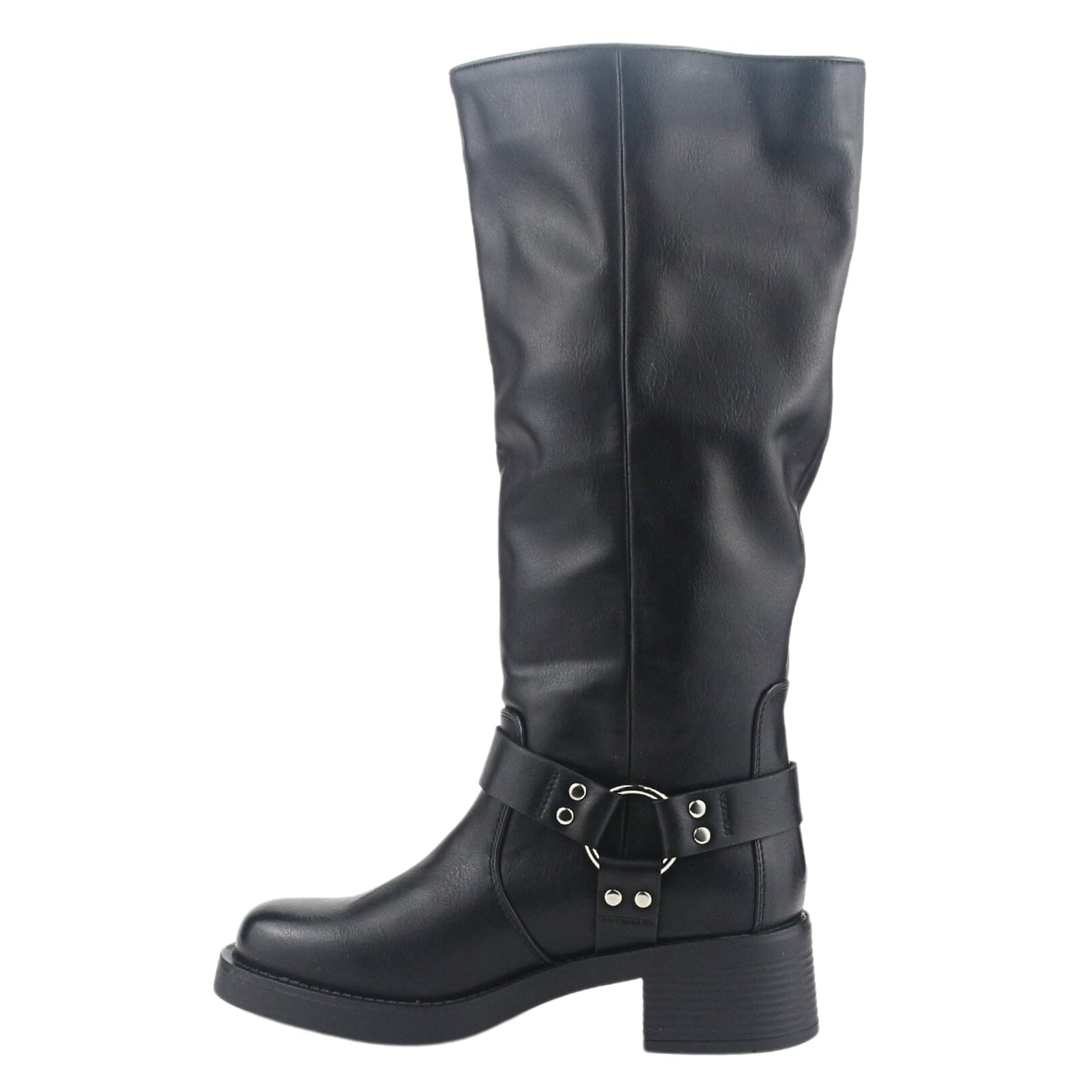 Bota Chalada Mujer Biker-3 Negro Casual Botas Taco Chalada 