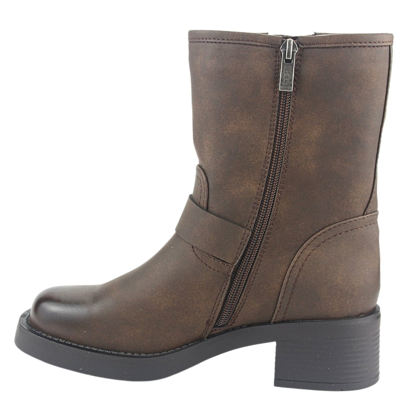 Bota Chalada Mujer Biker-4 Café Casual Botines Chalada 