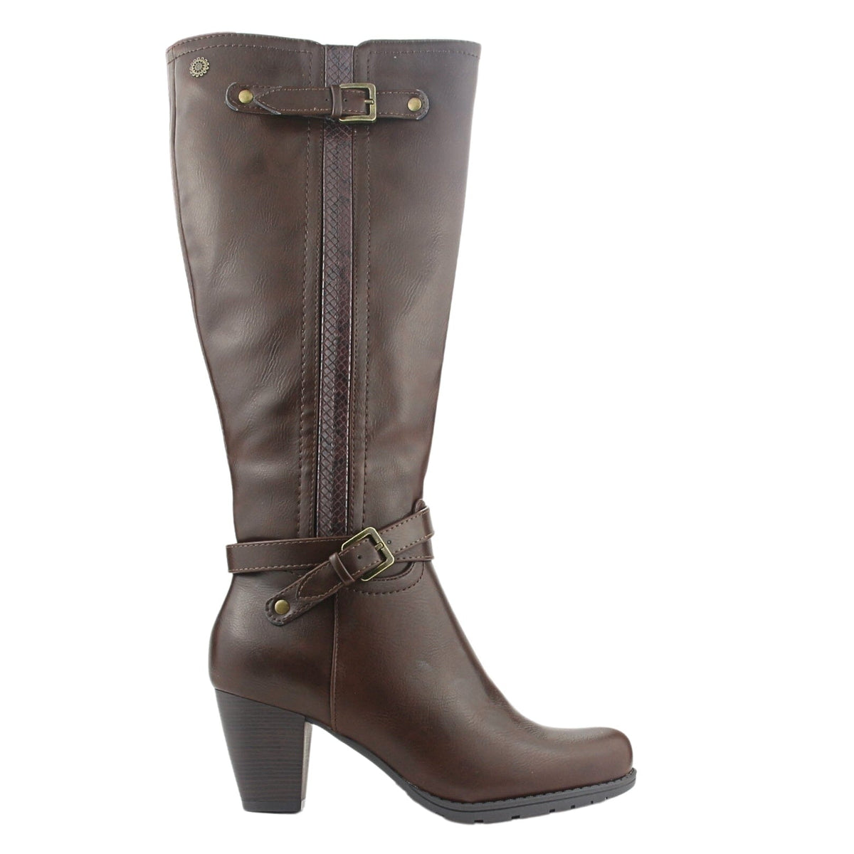 Bota Chalada Mujer Ceta-25 Café Casual Botas Taco Chalada 