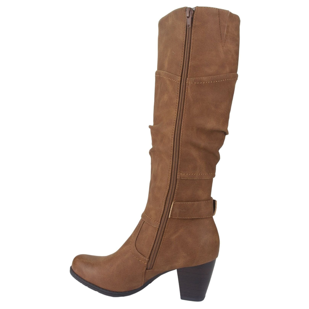 Bota Chalada Mujer Ceta-4 Tan Casual Botas Taco Chalada 