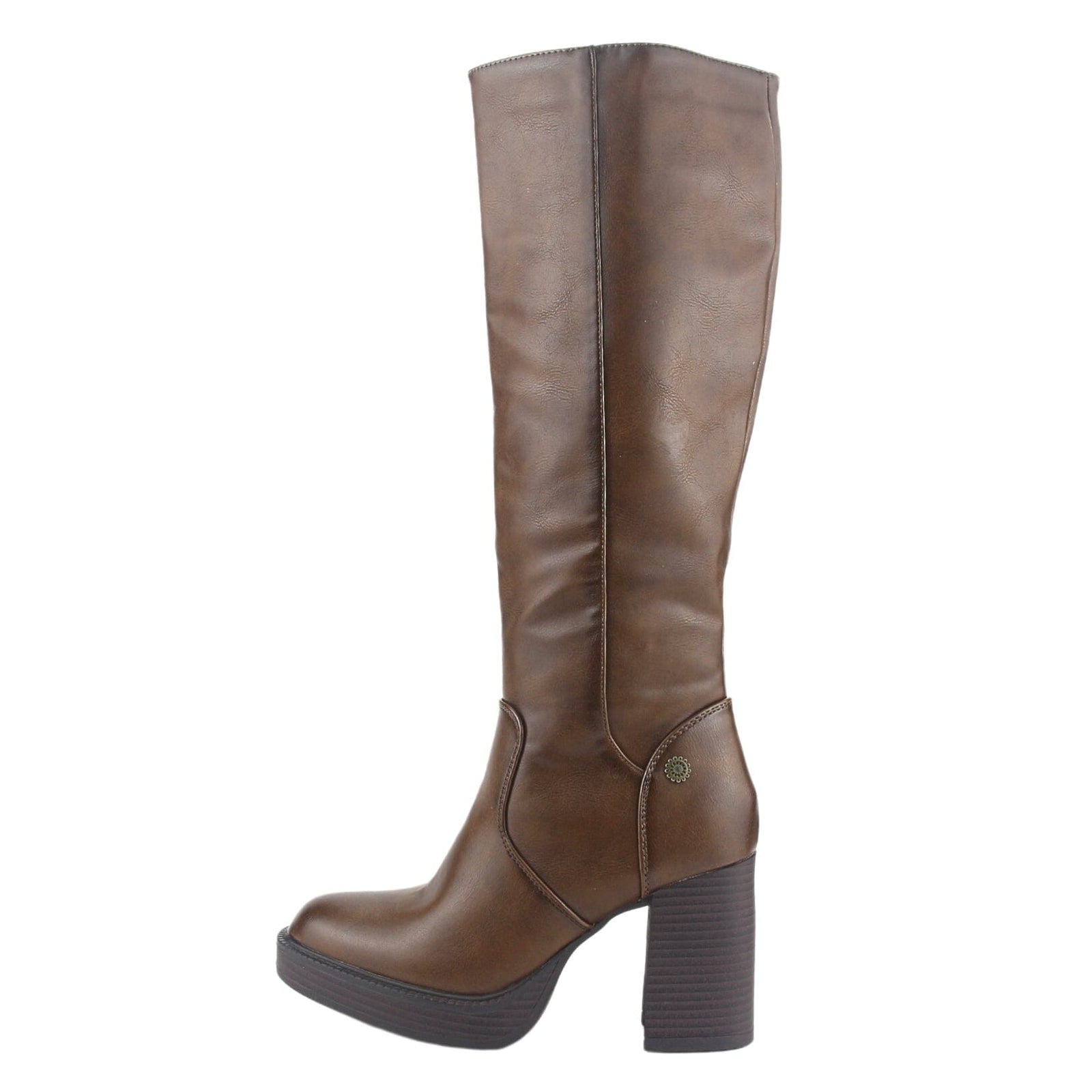 Bota Chalada Mujer Desti-1 Café Casual Botas Taco Chalada 