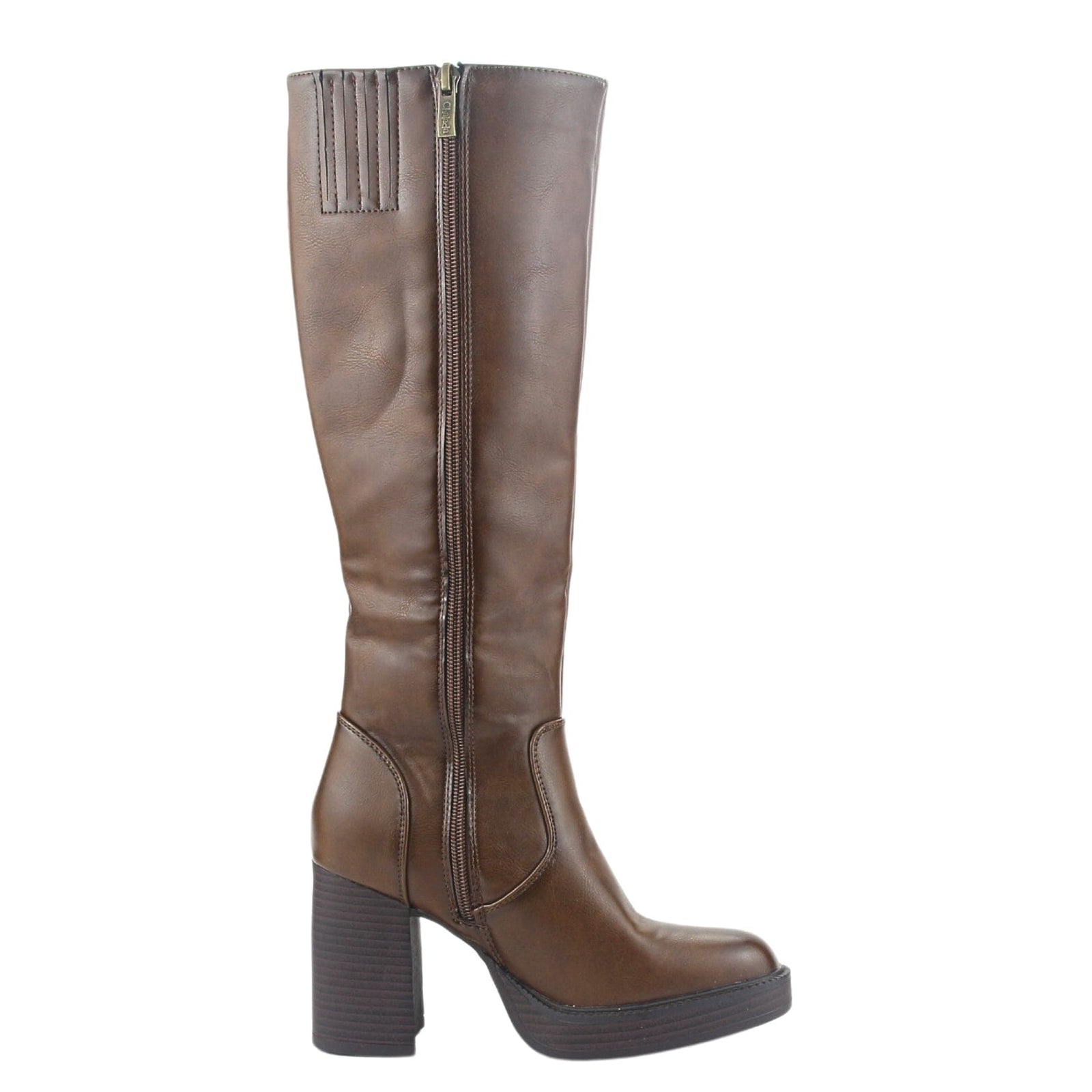 Bota Chalada Mujer Desti-1 Café Casual Botas Taco Chalada 