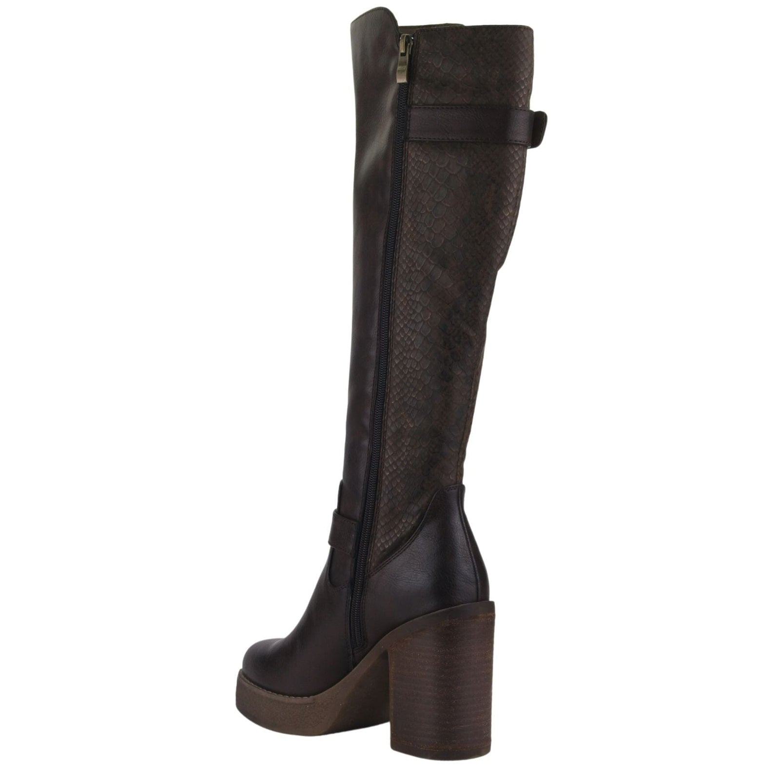 Bota Chalada Mujer Ella-11 Café Casual Botas Taco Chalada 