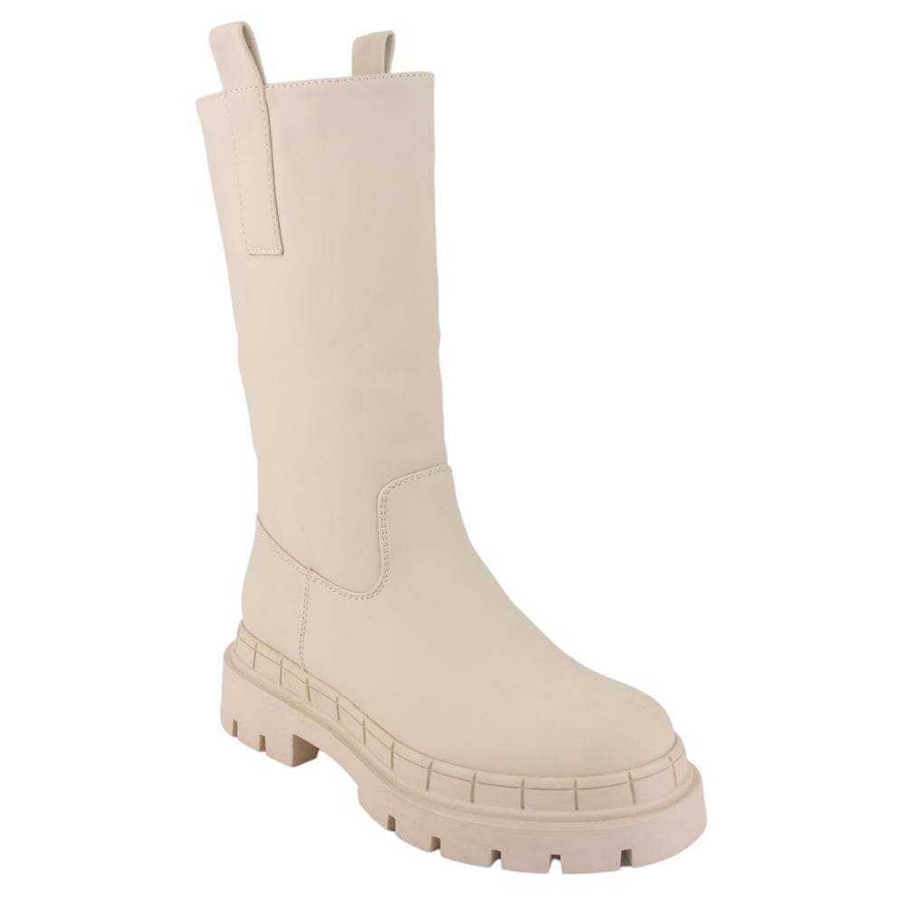 Bota Chalada Mujer Gummy-1 Beige Moda Botas Chalada 