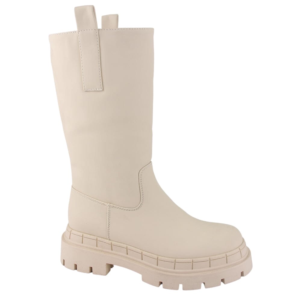 Bota Chalada Mujer Gummy-1 Beige Moda Botas Chalada 