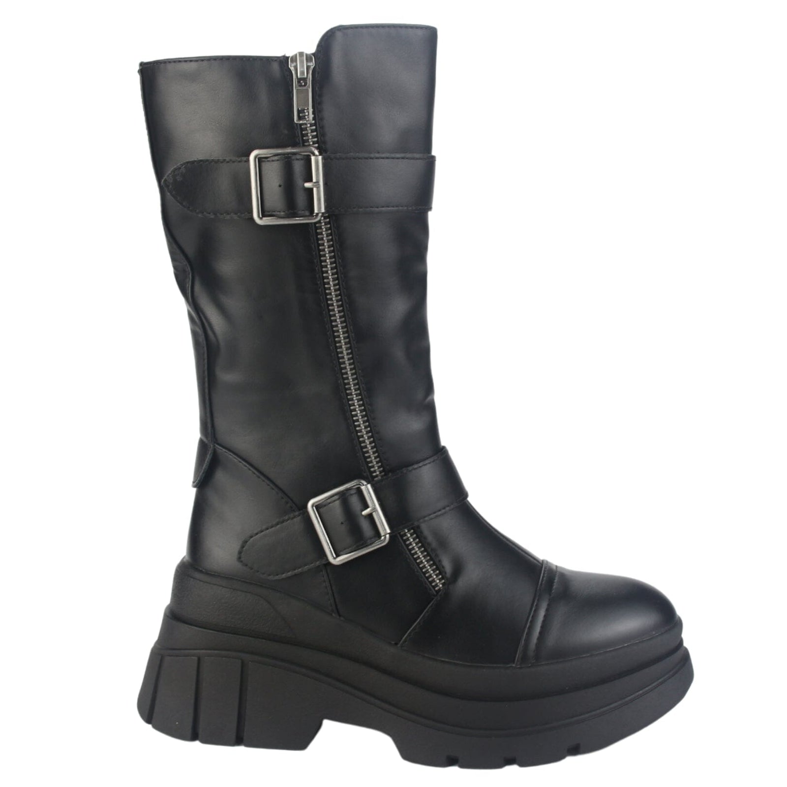 Bota Chalada Mujer Natirus-2 Negro Casual Botas Plataforma Chalada 