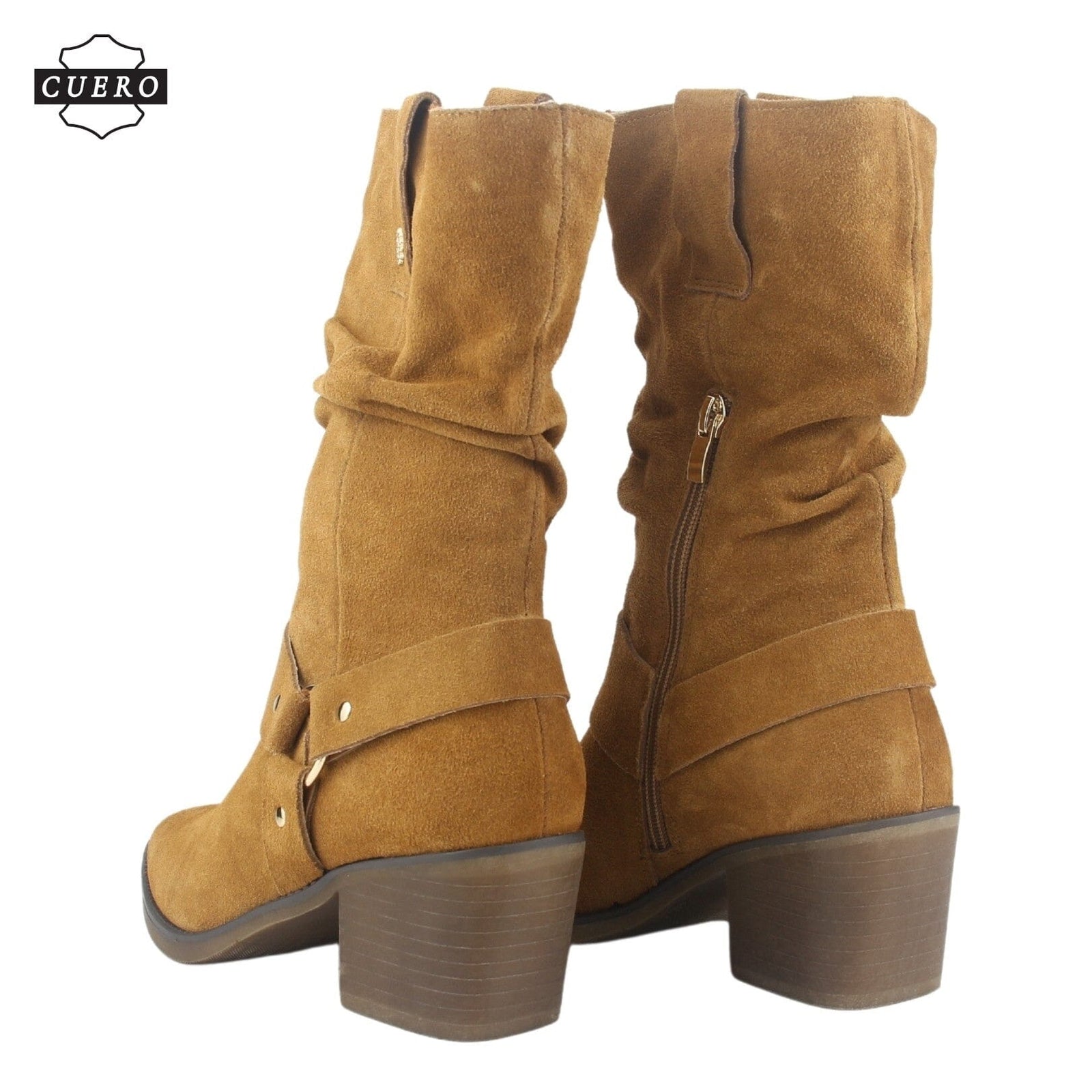 Bota Chalada Mujer Reno-3 Café Casual Botas Taco Chalada 
