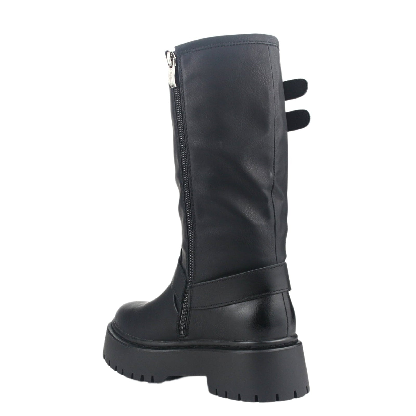 Bota Chalada Mujer Rust-23 Negro Plataforma Botas Taco Chalada 