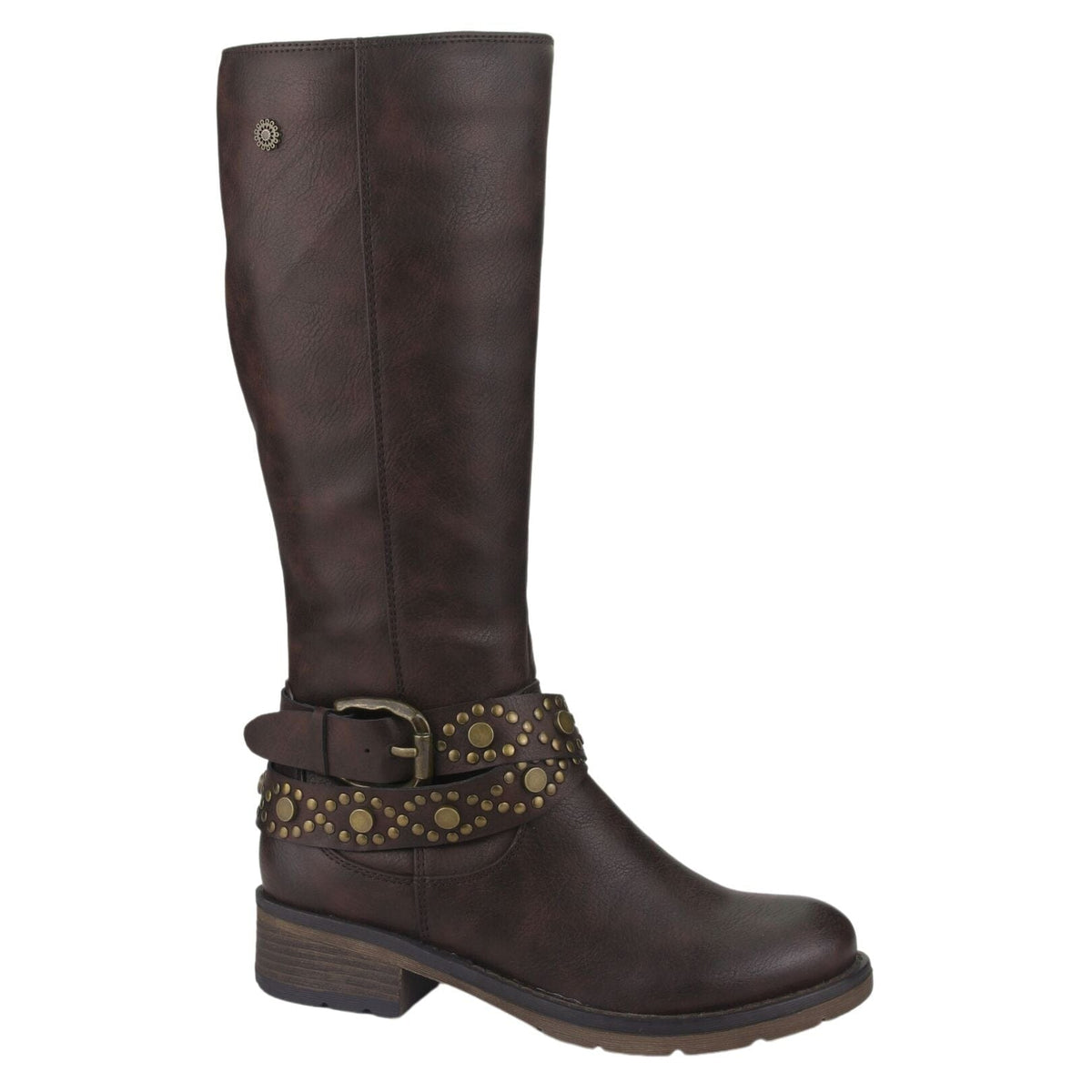 Bota Chalada Mujer Torri-23 Café Casual Botines Planos Chalada 