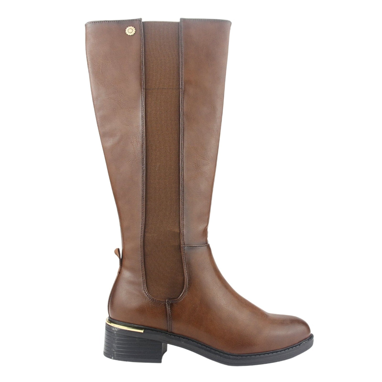 Bota Chalada Mujer Trafa-1 Café Casual Botas Taco Chalada 