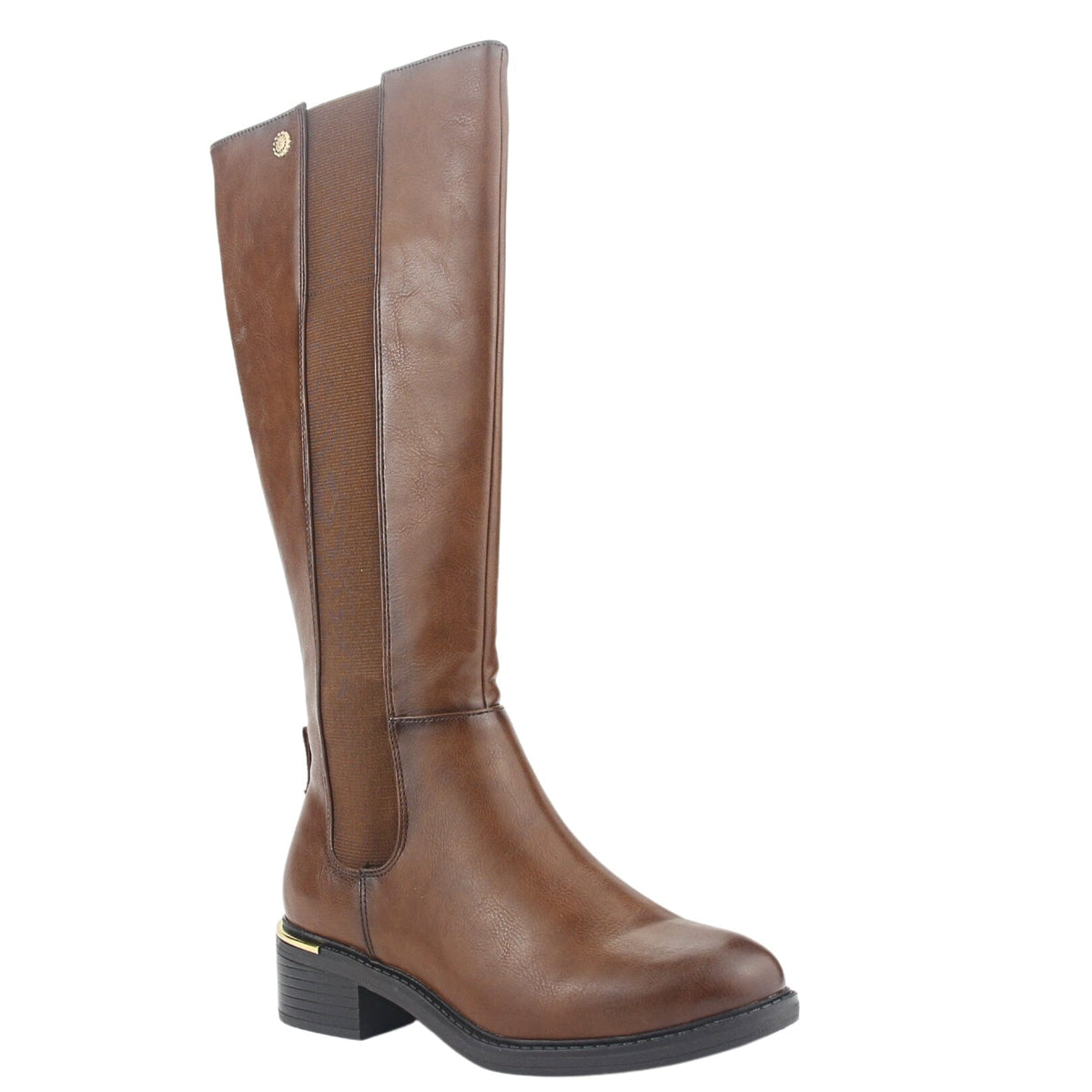 Bota Chalada Mujer Trafa-1 Café Casual Botas Taco Chalada 