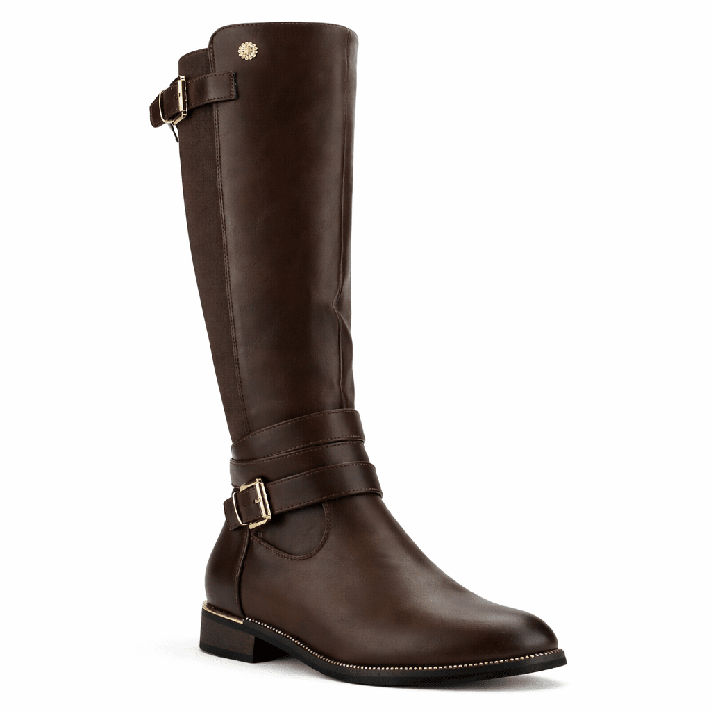 Bota Chalada Mujer Traffam-60 café Casual Botas Taco Chalada 