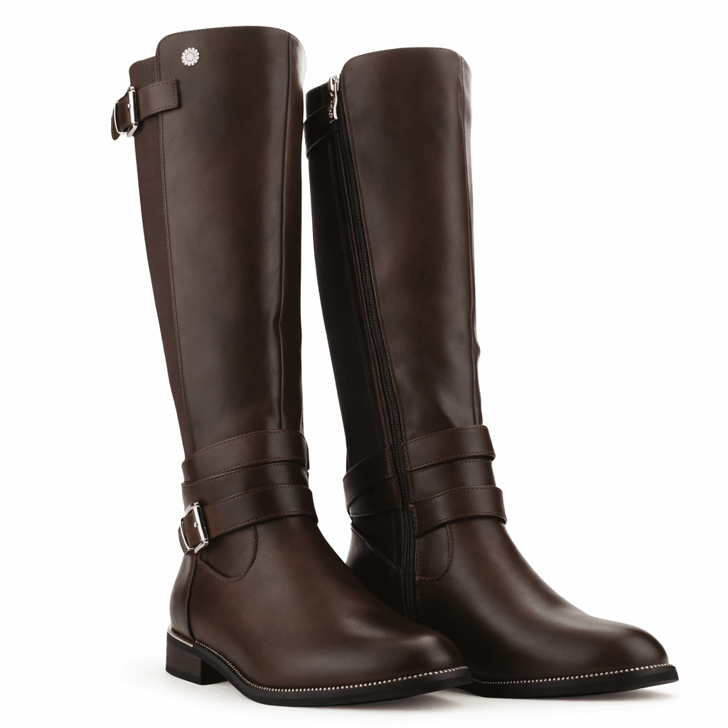 Bota Chalada Mujer Traffam-60 café Casual Botas Taco Chalada 