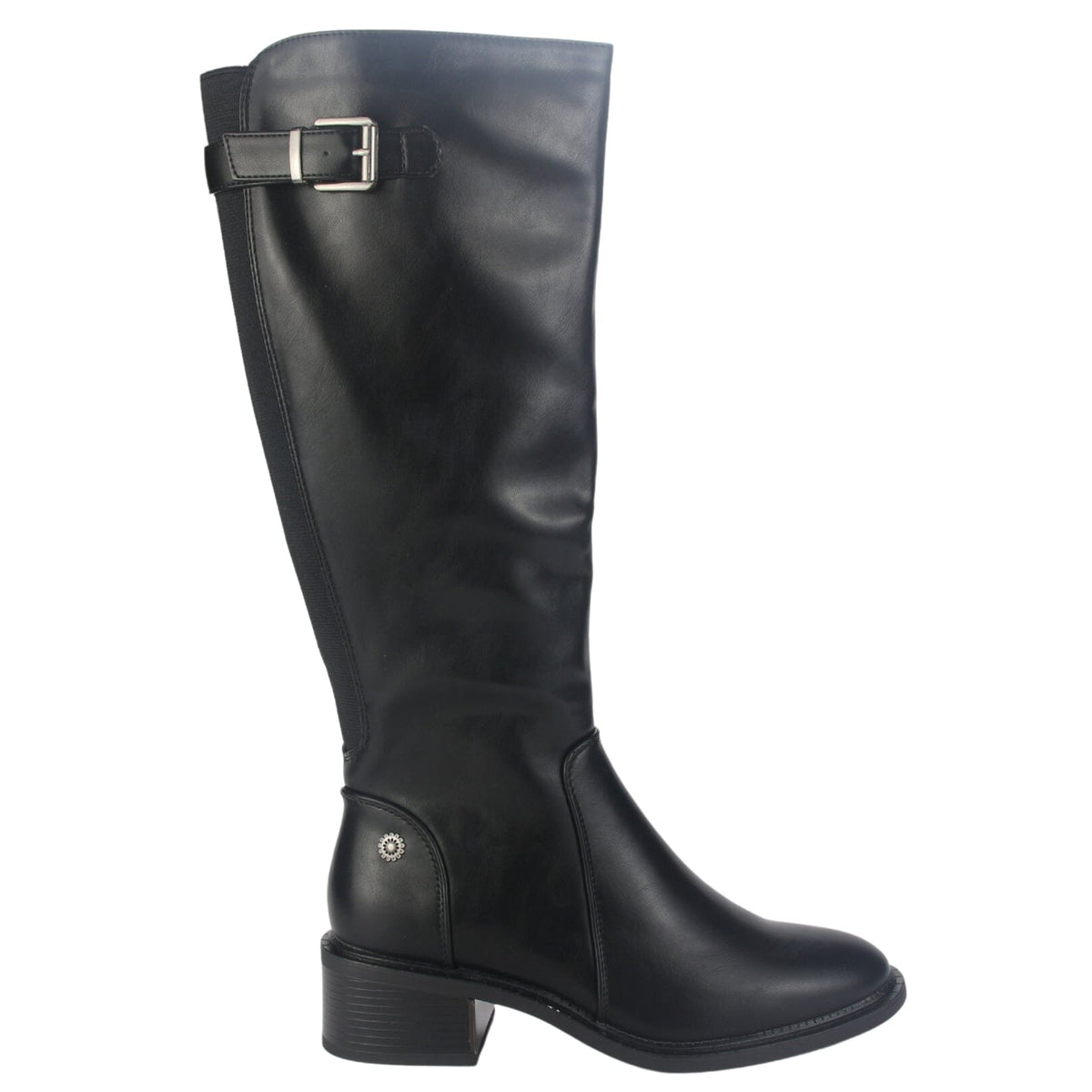 Bota Chalada Mujer Traffam-60 Negro Casual Botas Taco Chalada 