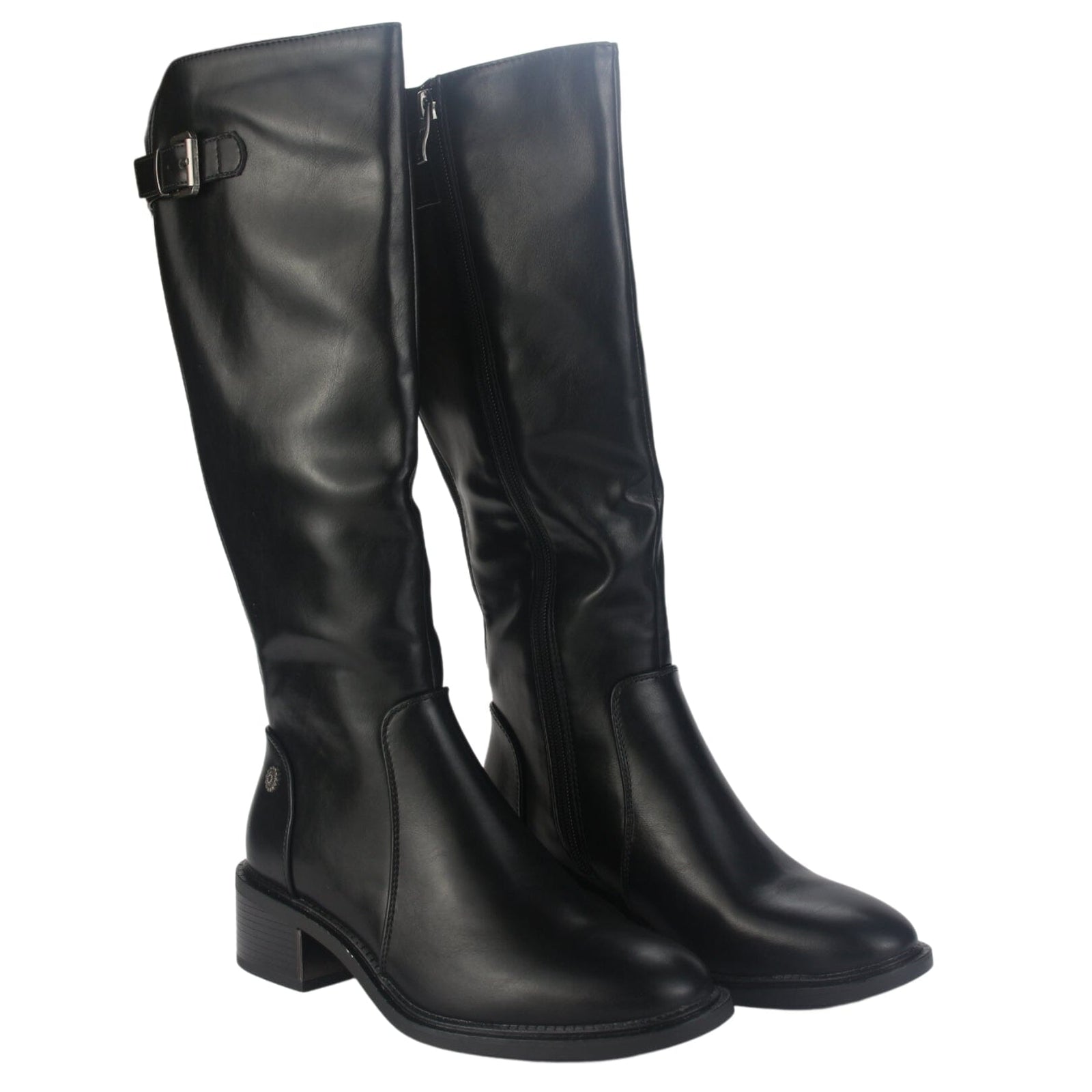 Bota Chalada Mujer Traffam-60 Negro Casual Botas Taco Chalada 
