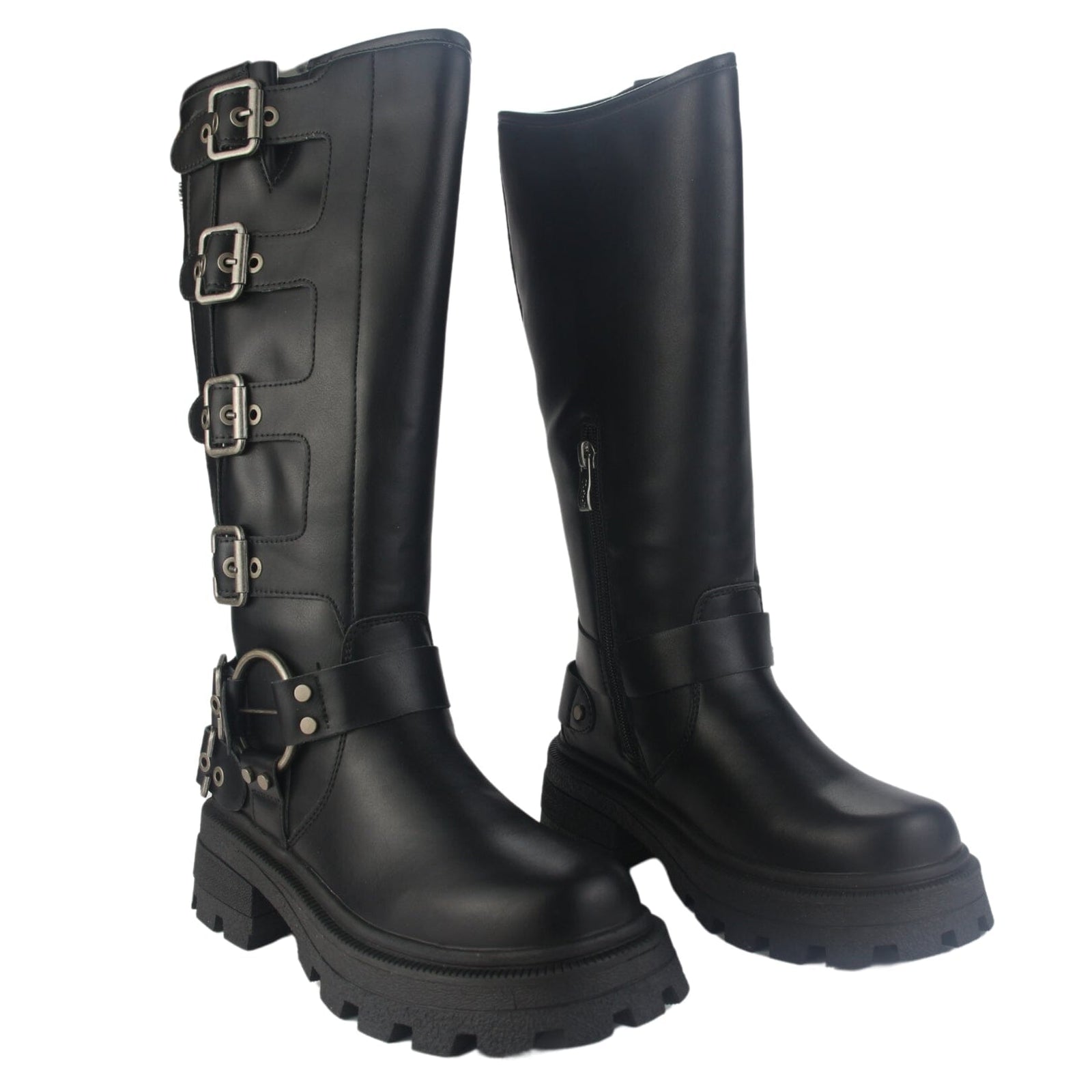 Bota Chalada Mujer Triva-1 Negro Casual Botas Plataforma Chalada 