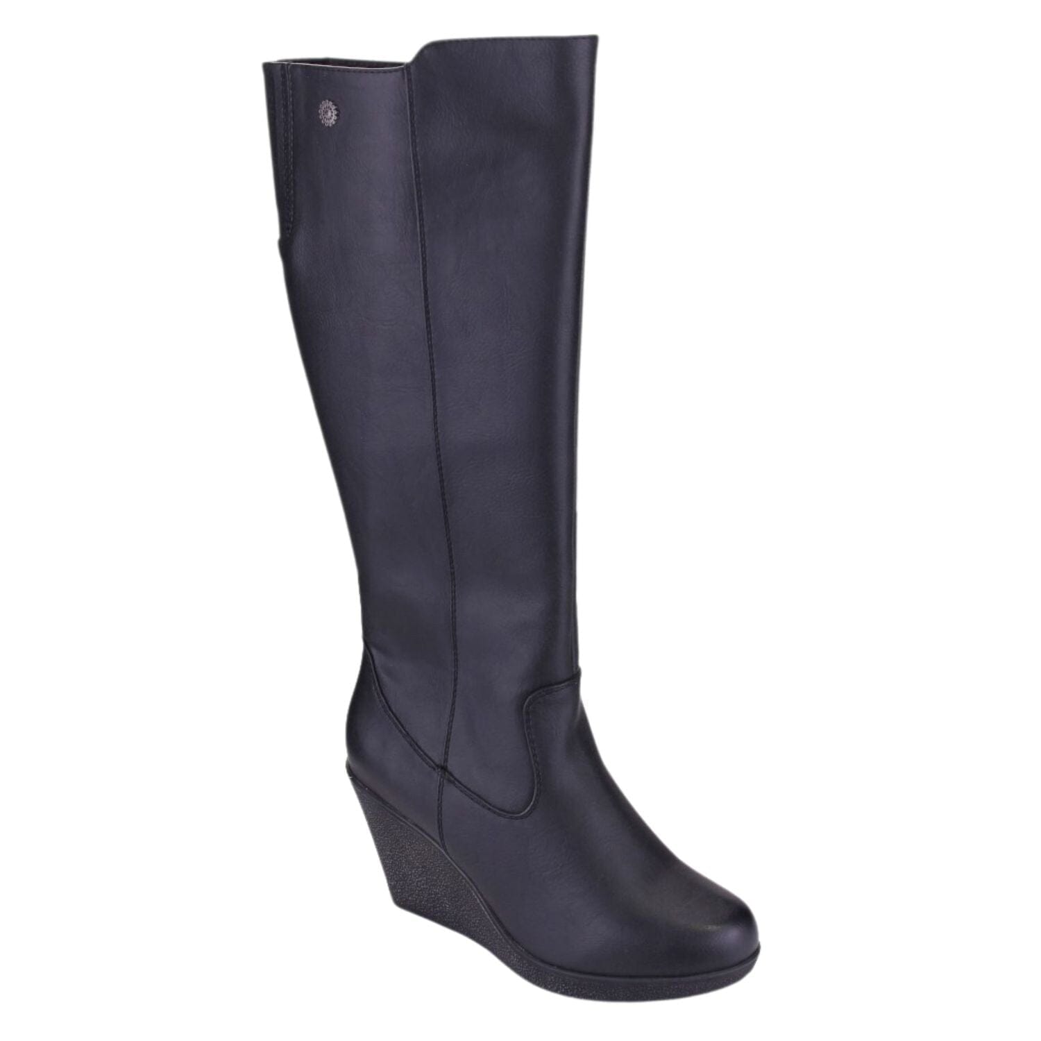 Bota Chalada Mujer Wedge-36 Negro Plataforma Botines Chalada 