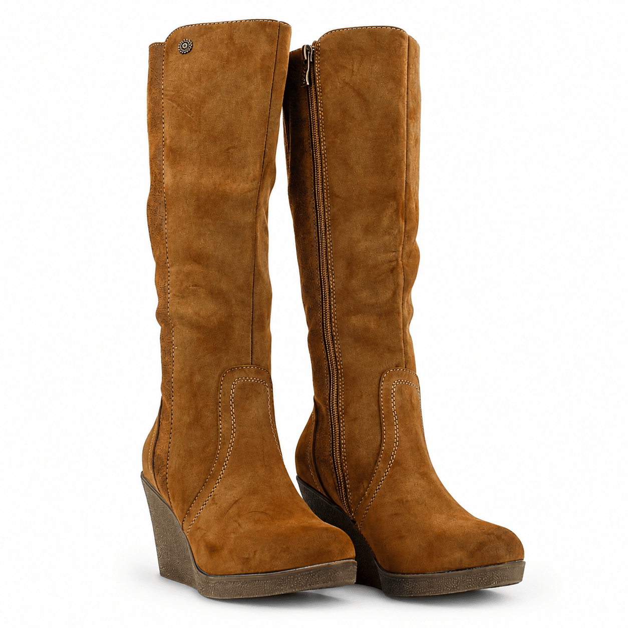 Bota Chalada Mujer Wedge-40 Camel Casual Botas Chalada 