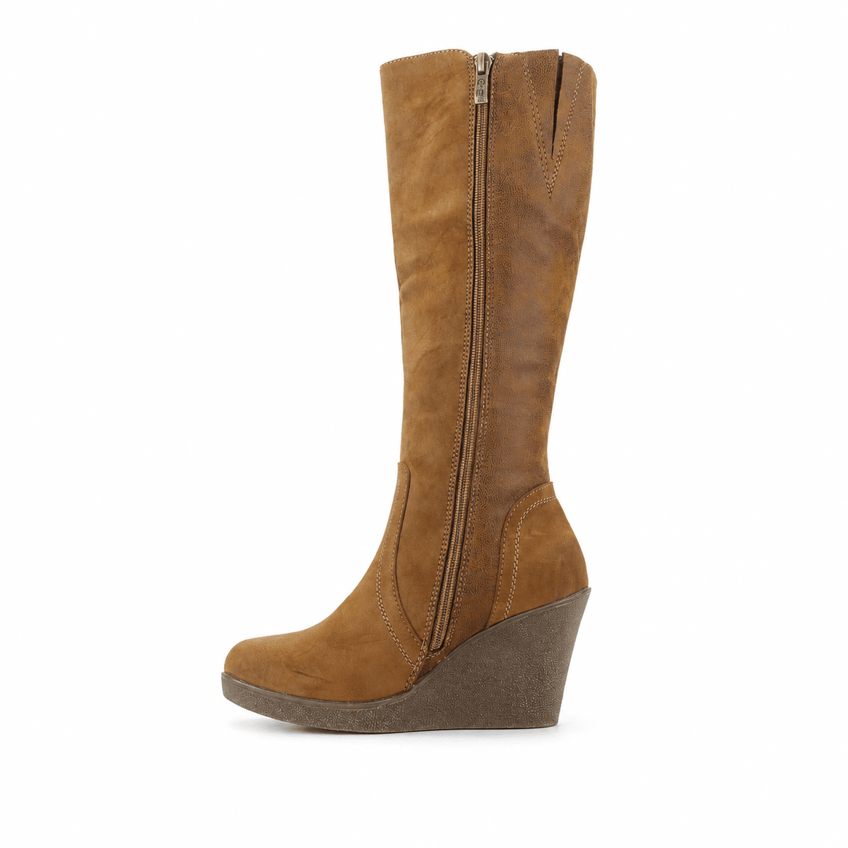 Bota Chalada Mujer Wedge-40 Camel Casual Botas Chalada 