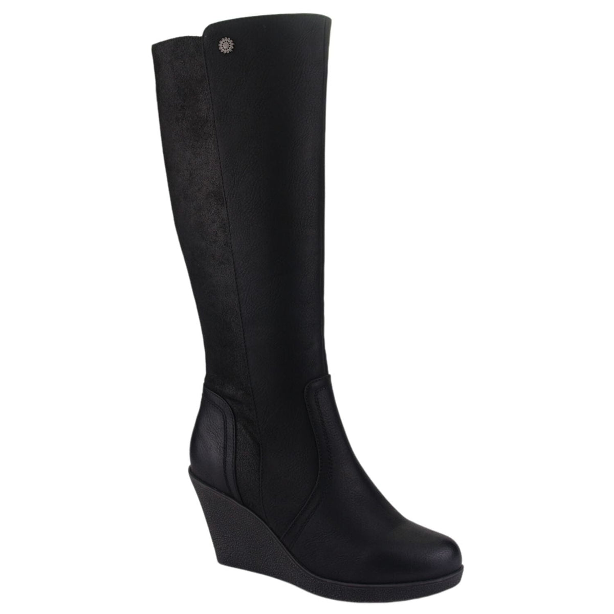Bota Chalada Mujer Wedge-40 Negro Casual Botas Chalada 