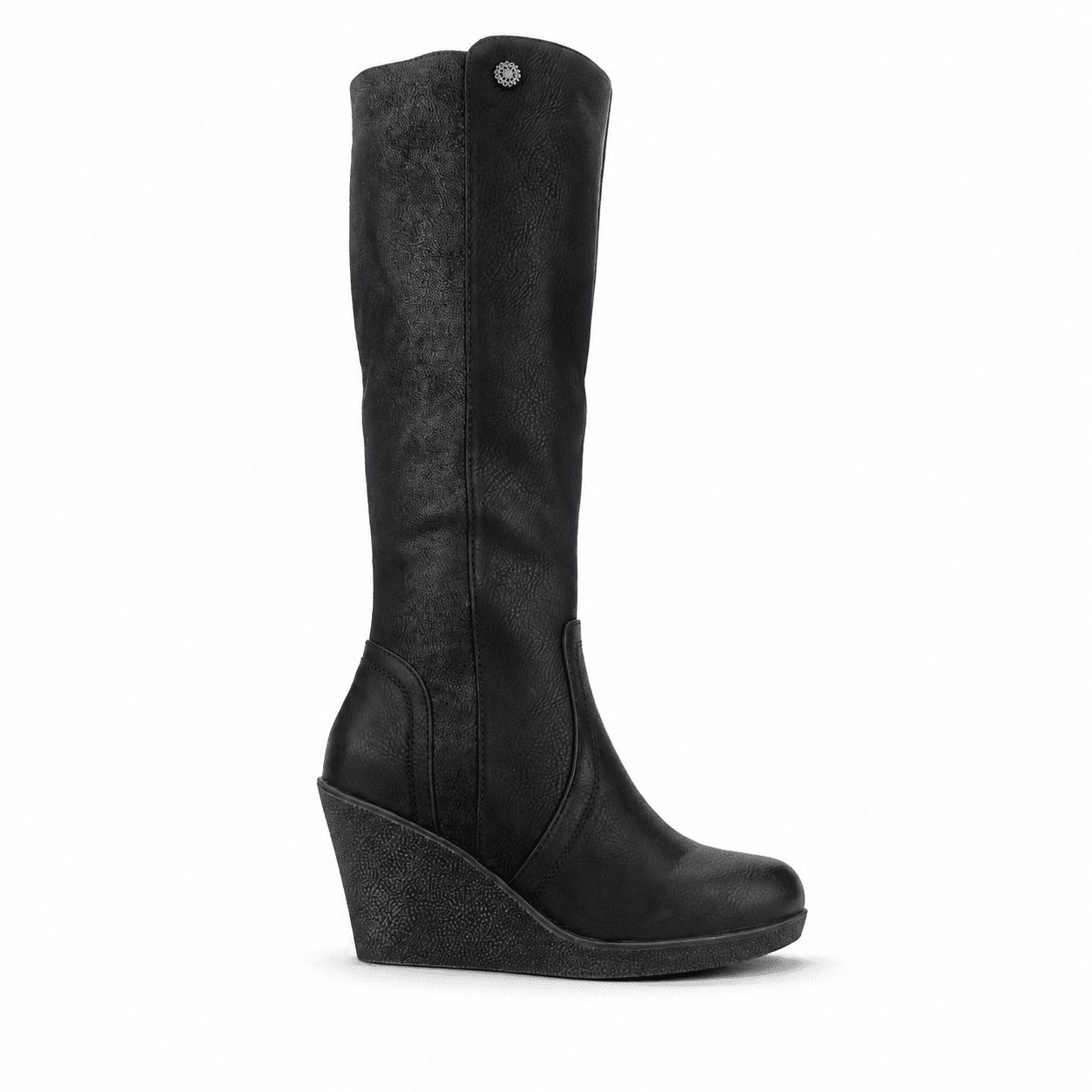Bota Chalada Mujer Wedge-40 Negro Casual Botas Chalada 
