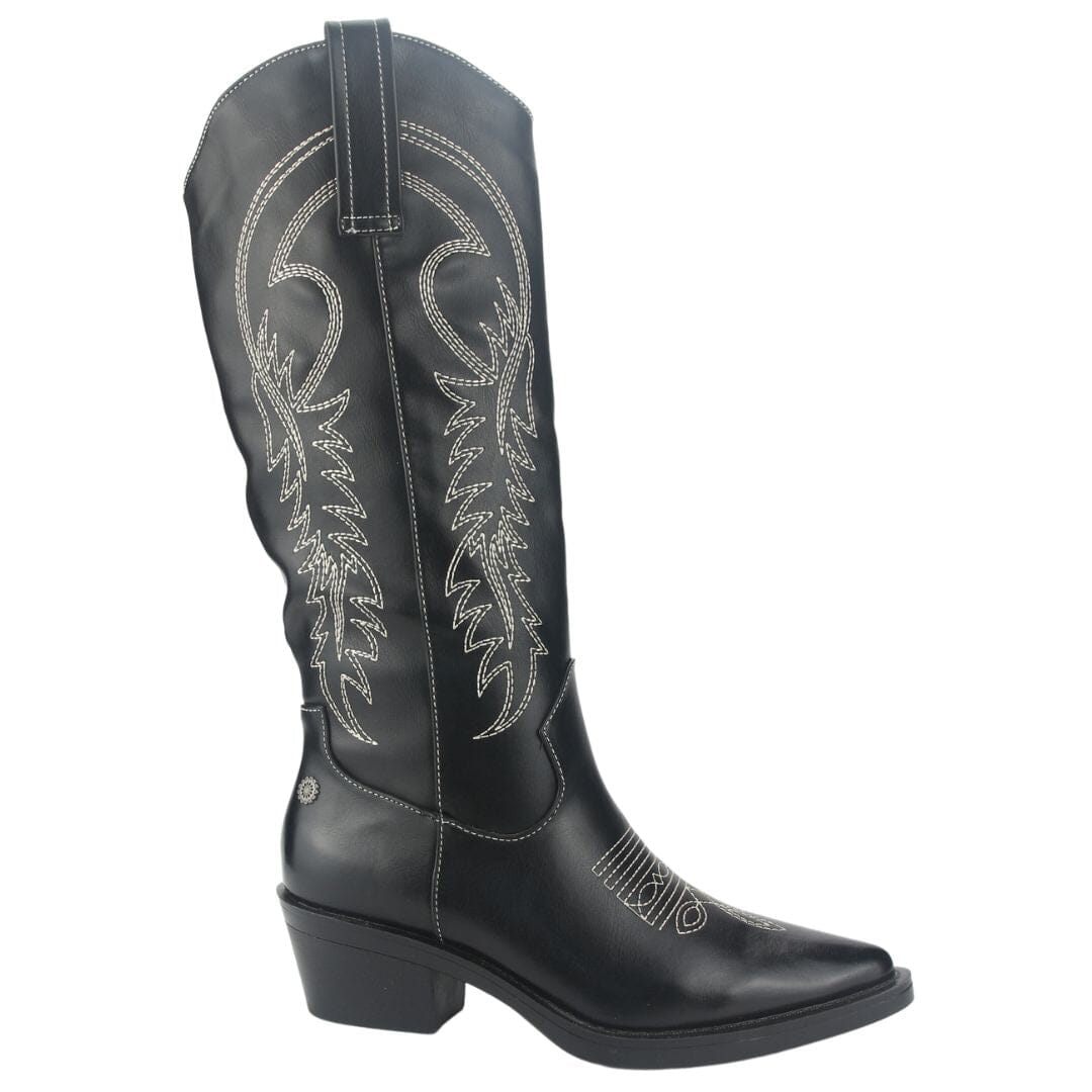 Bota Chalada Mujer West-20 Negro Casual Botas Taco Chalada 