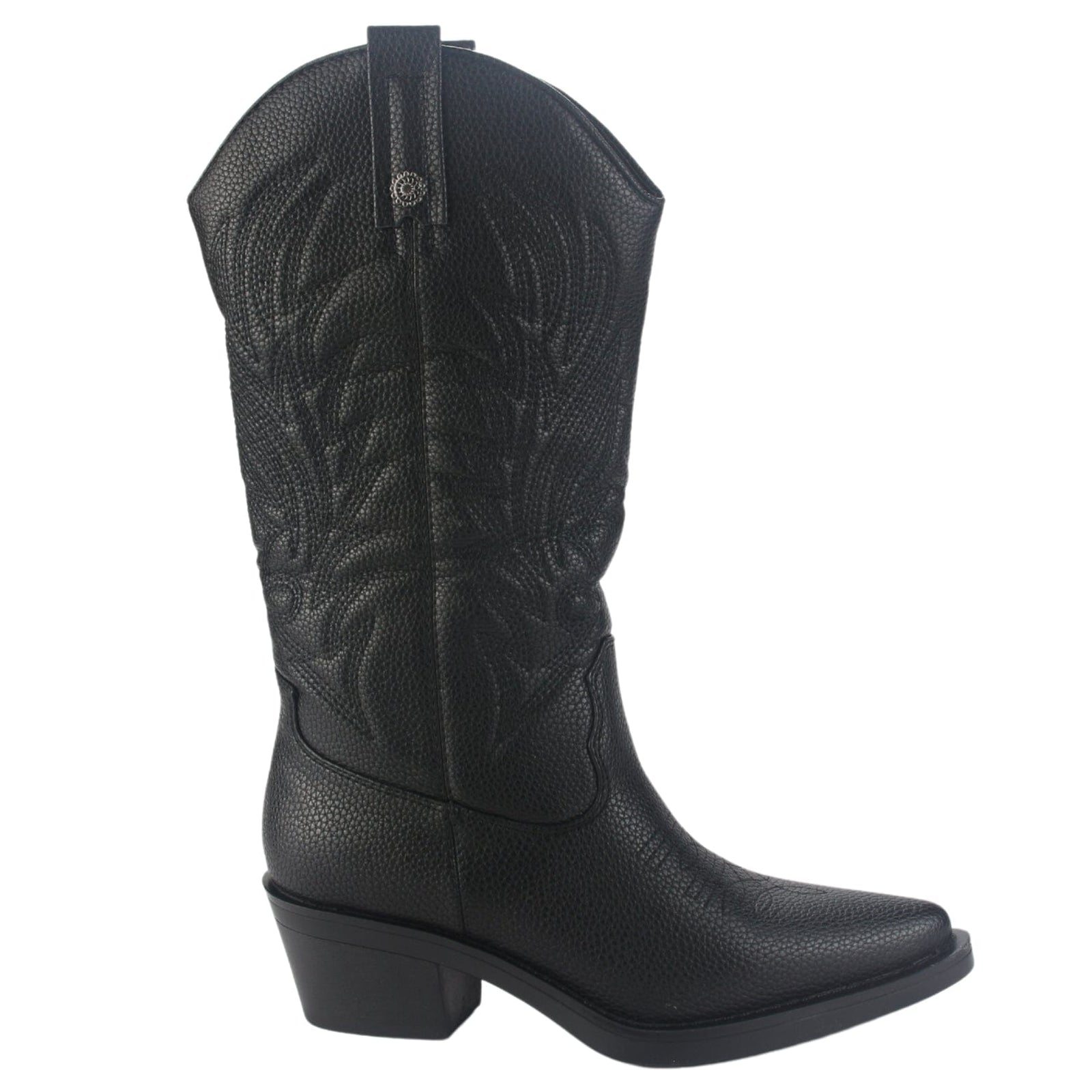 Bota Chalada Mujer West-22 Negro Casual Botas Taco Chalada 