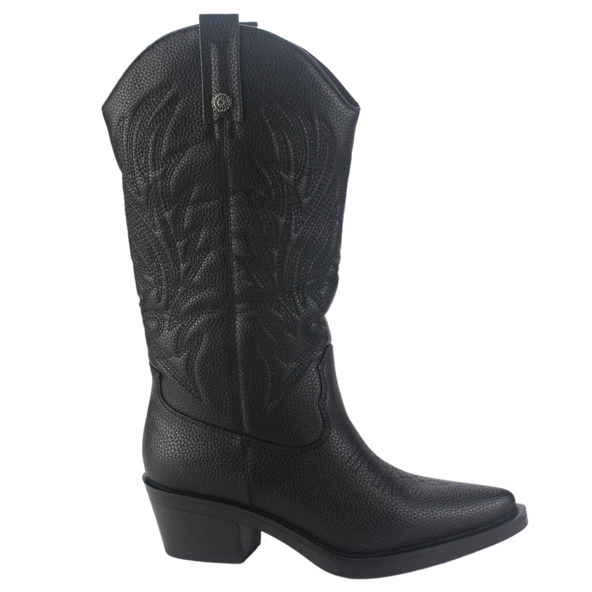 Bota Chalada Mujer West-22 Negro Casual Botas Taco Chalada 