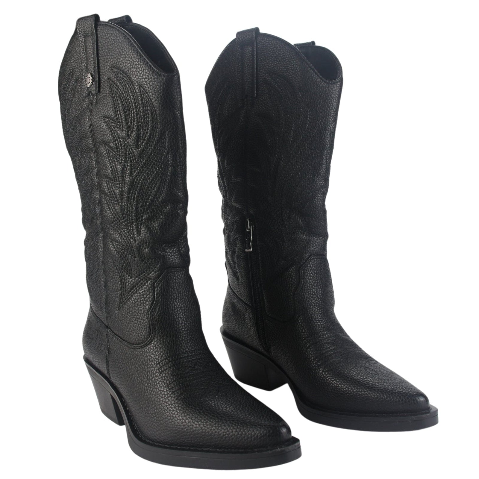 Bota Chalada Mujer West-22 Negro Casual Botas Taco Chalada 