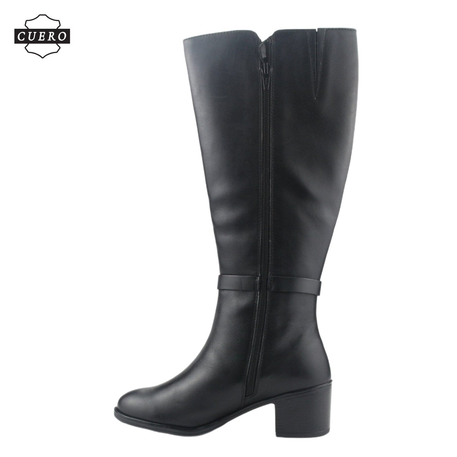 Bota de Cuero Chalada Mujer Palena-1 Negro Casual Botas Taco Chalada 