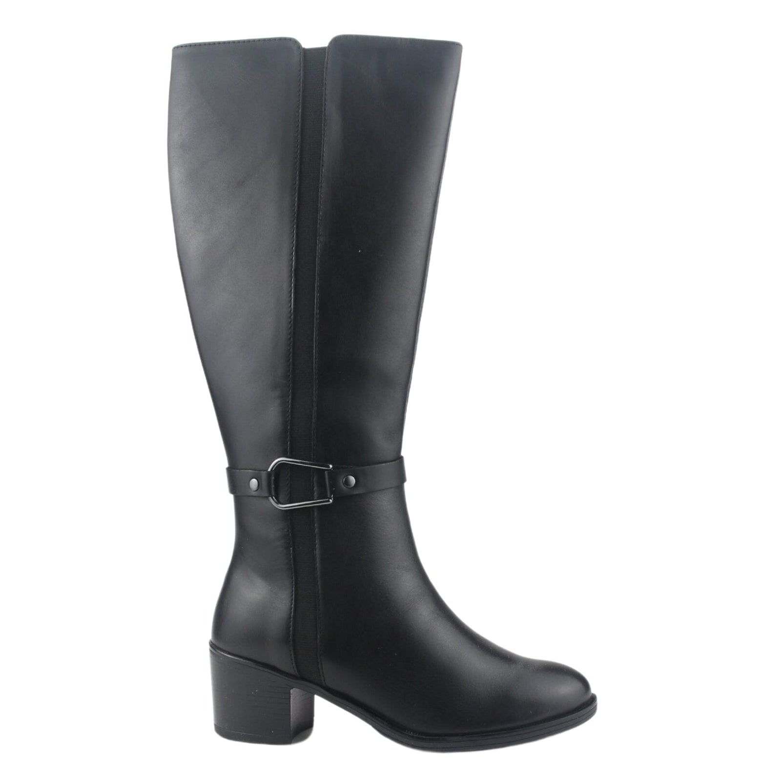 Bota de Cuero Chalada Mujer Palena-1 Negro Casual Botas Taco Chalada 