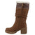 Bota Dorette Mujer Utility-1 Camel Casual Botas Taco Dorette 