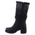 Bota Dorette Mujer Utility-1 Negro Casual Botas Taco Dorette 