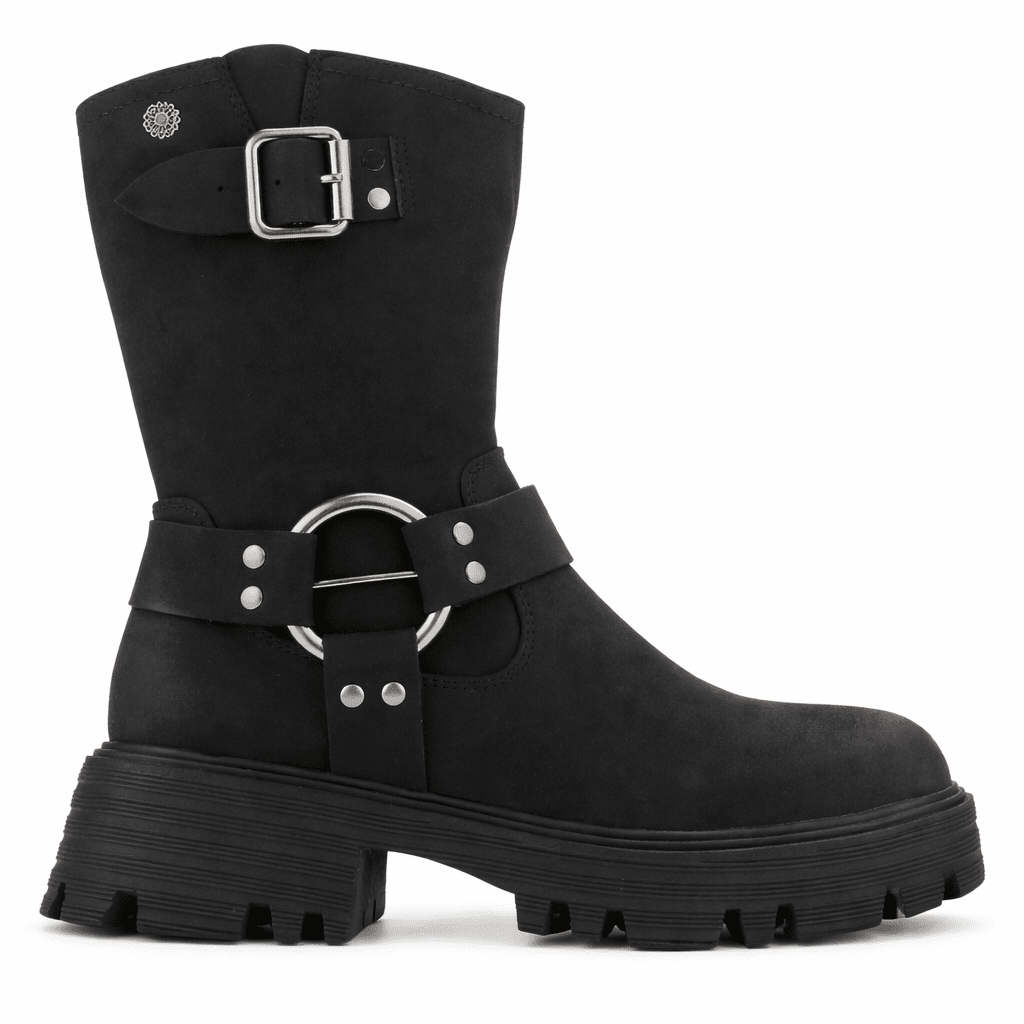 Bota Negro Mujer Casual Chalada Messa Botas Taco Chalada 