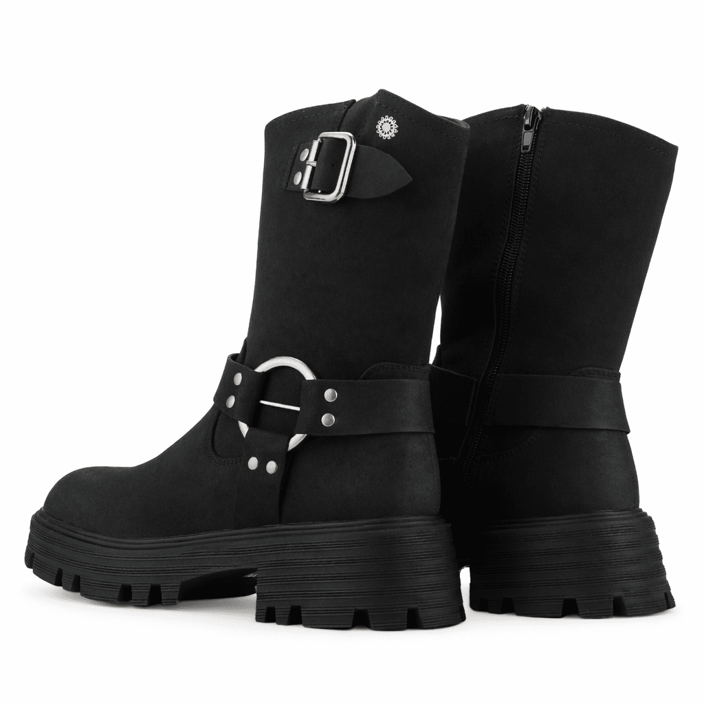 Bota Negro Mujer Casual Chalada Messa Botas Taco Chalada 