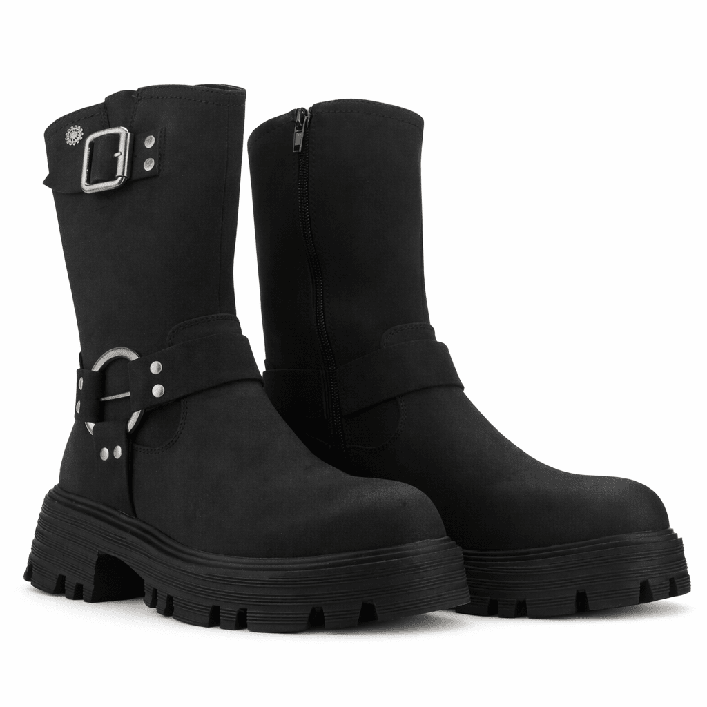 Bota Negro Mujer Casual Chalada Messa Botas Taco Chalada 