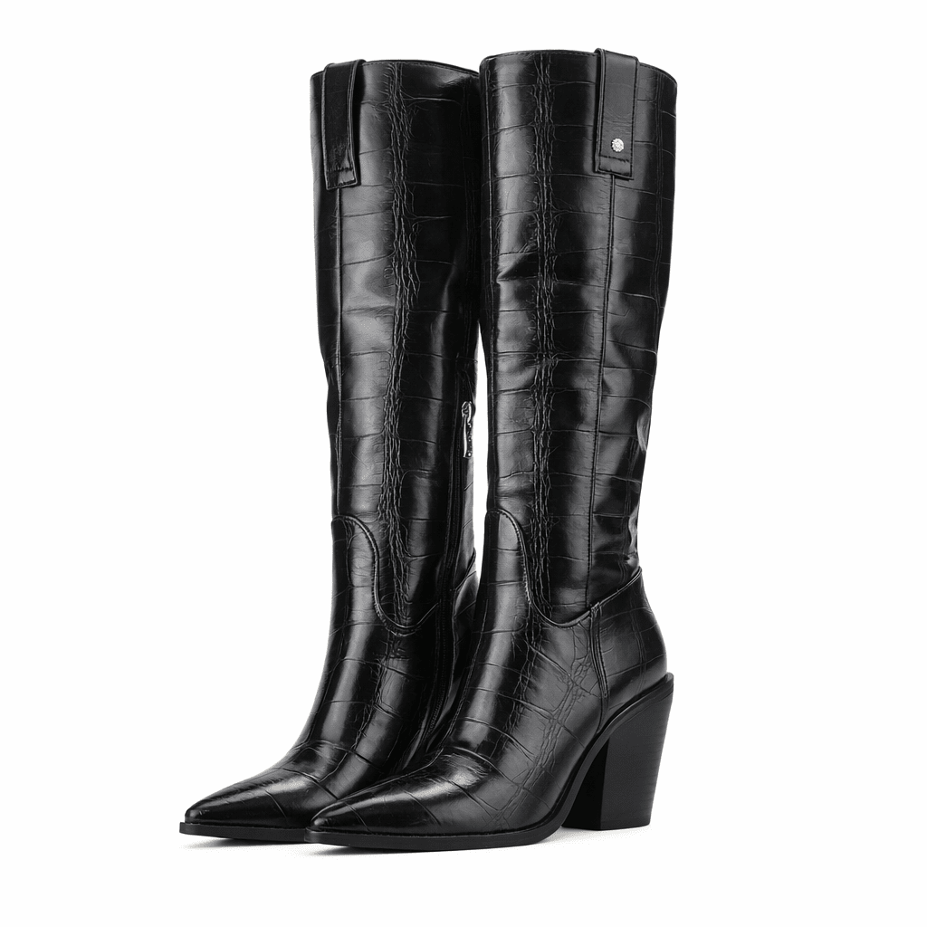 Bota Negro Mujer Casual Chalada Nevada Botas Taco Chalada 
