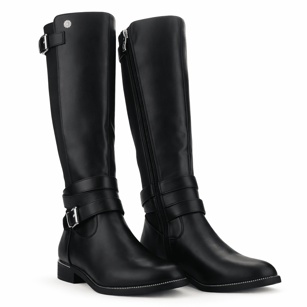 Bota Negro Mujer Casual Chalada Trafun Botas Taco Chalada 