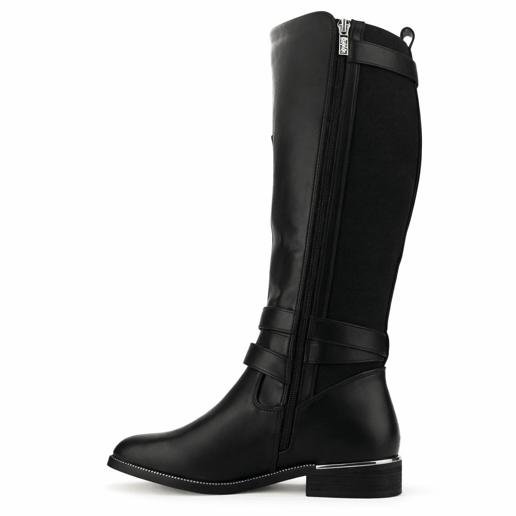 Bota Negro Mujer Casual Chalada Trafun Botas Taco Chalada 