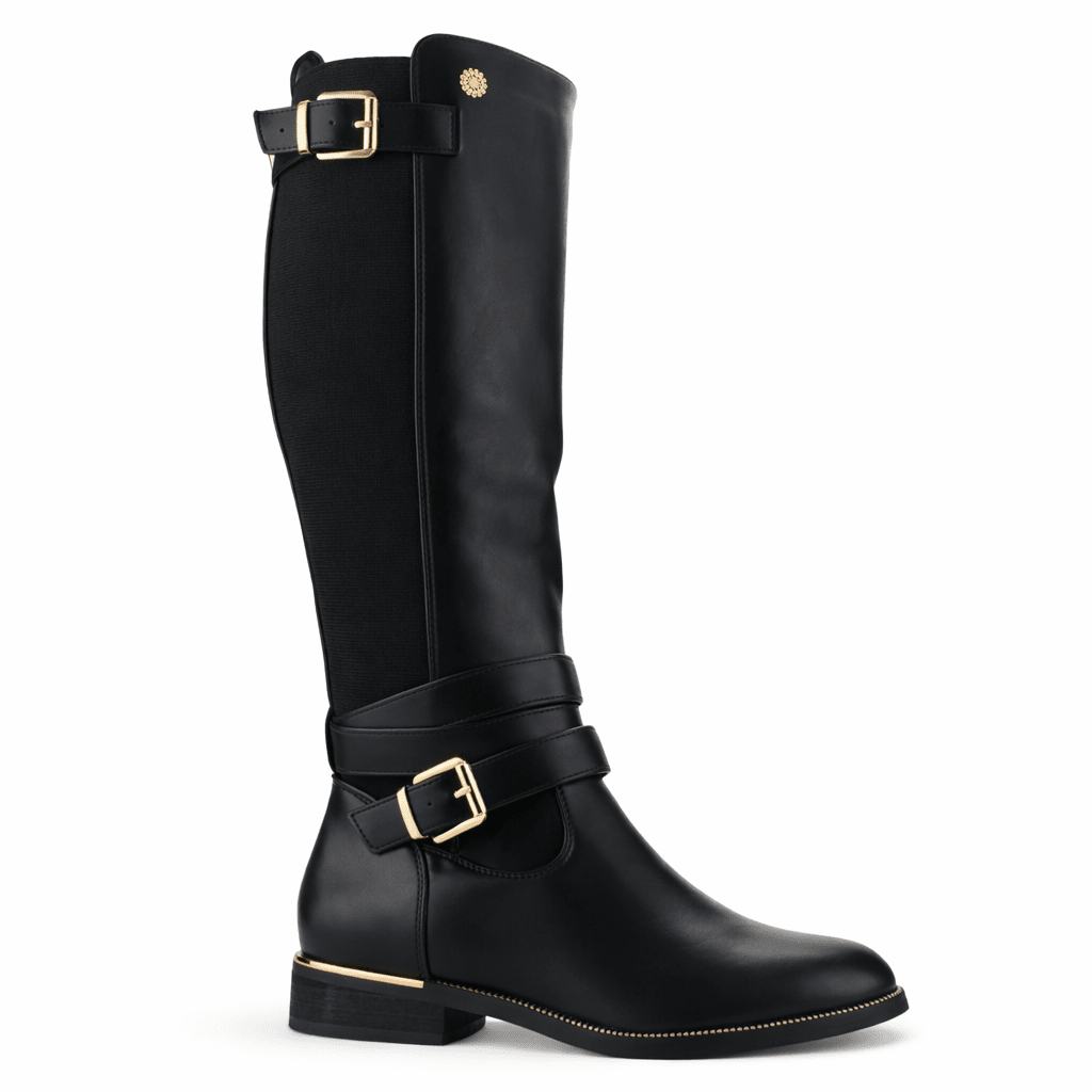 Bota Negro Mujer Casual Chalada Trafun Botas Taco Chalada 