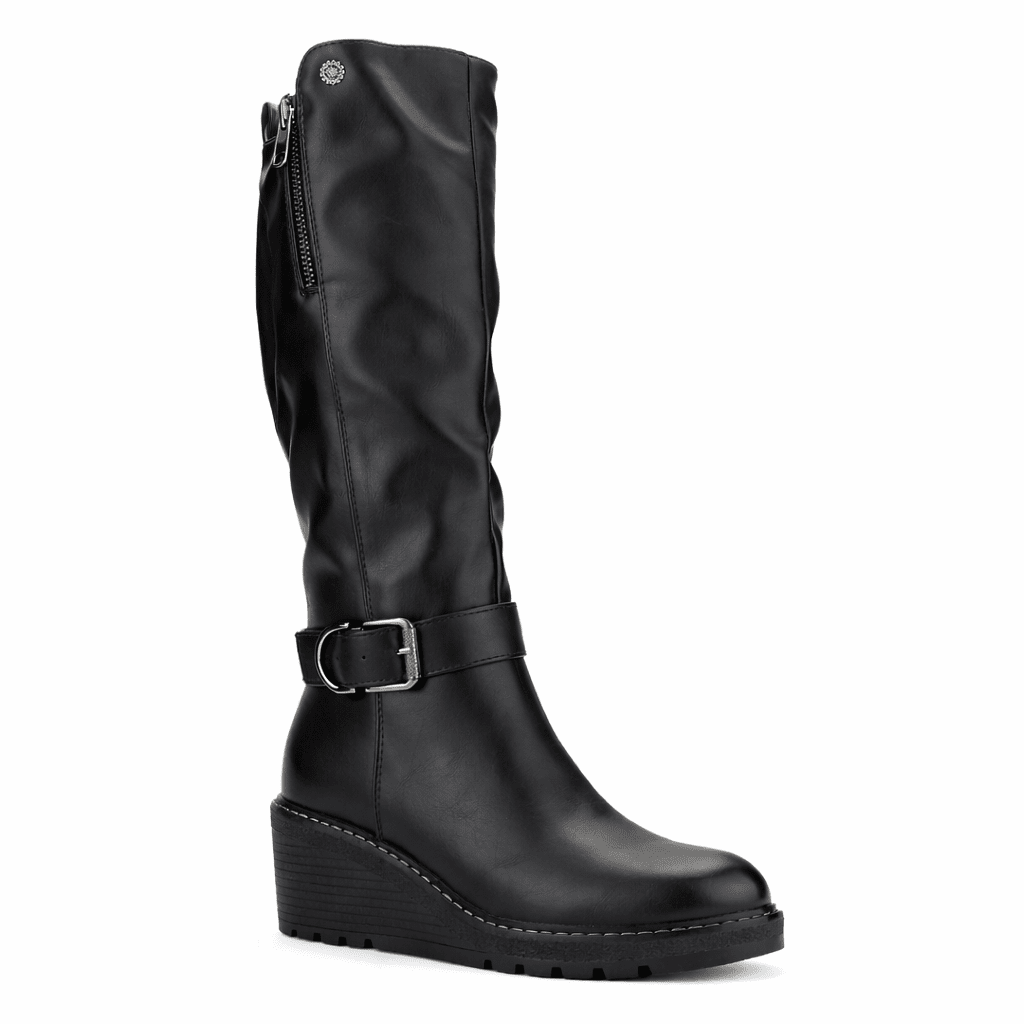 Bota Negro Mujer Casual Chalada Weding Botas Taco Chalada 