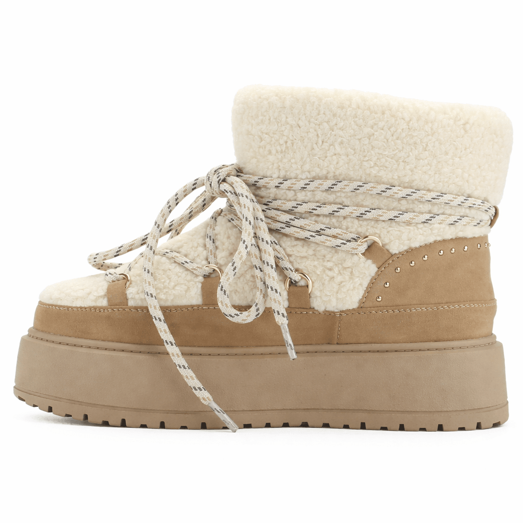Botin Beige Mujer Casual Chalada Ailen Botines Taco Chalada 