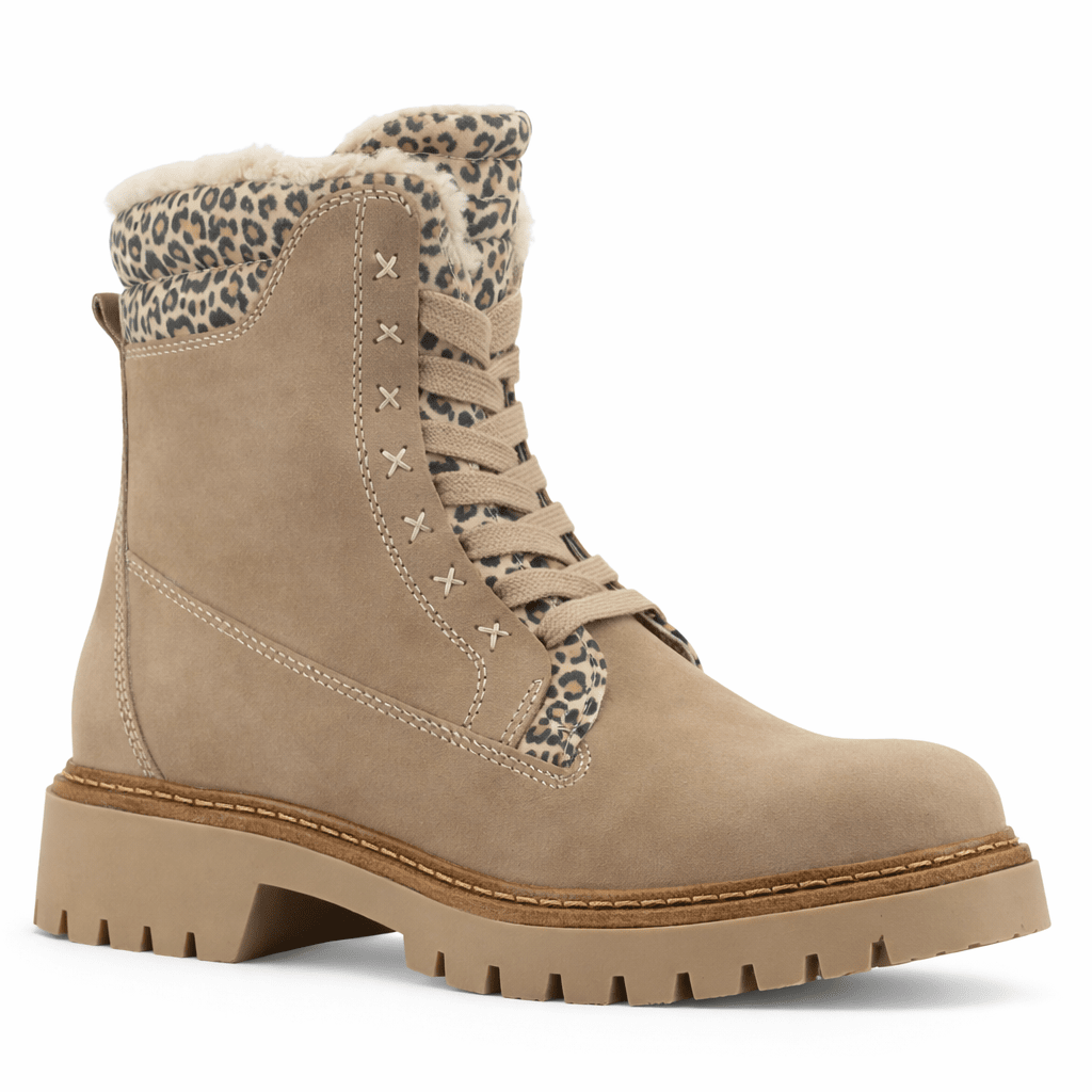 Botin Beige Mujer Casual Chalada Torino Botines Taco Chalada 