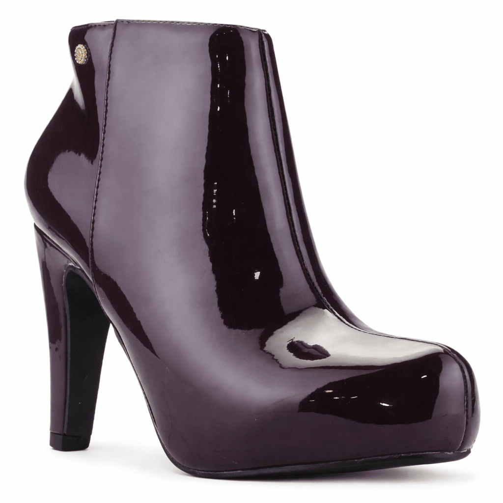 Botin Burdeo Mujer Casual Chalada Fashion Chalada