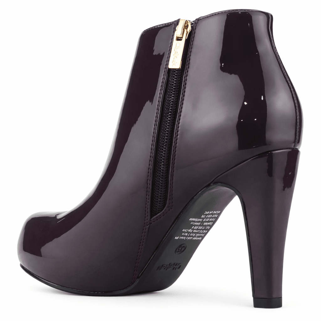Botin Burdeo Mujer Casual Chalada Fashion Chalada