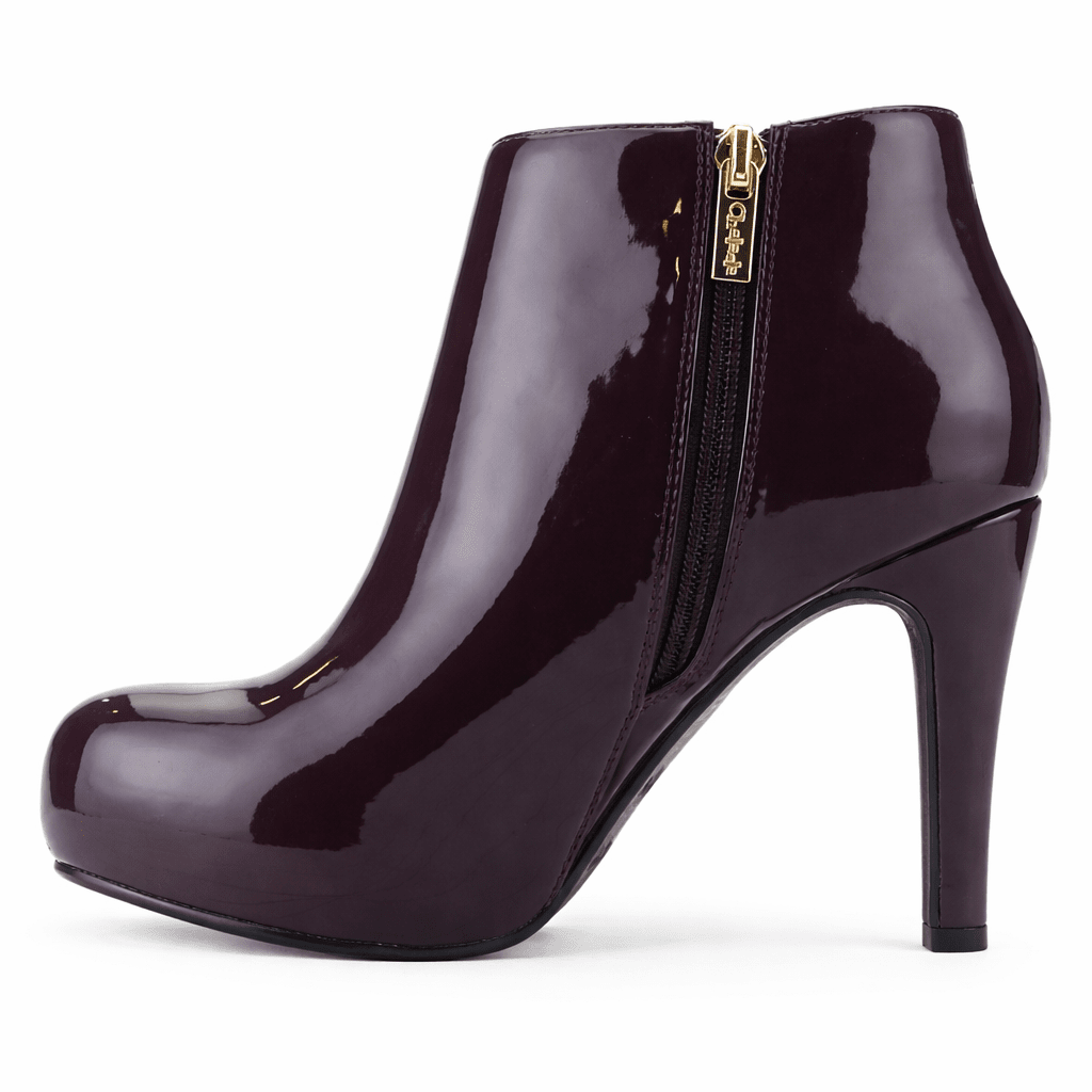 Botin Burdeo Mujer Casual Chalada Fashion Chalada