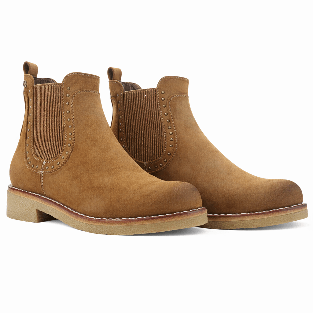 Botin Café Mujer Casual Chalada Creva Botines Taco Chalada 