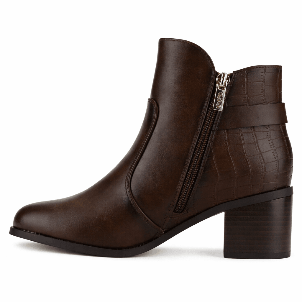 Botin Café Mujer Casual Chalada Diva Botines Taco Chalada 