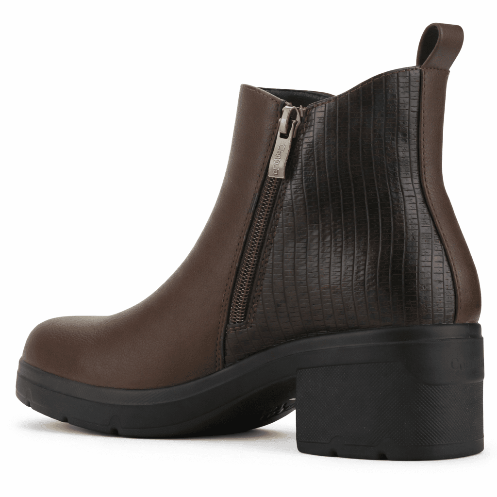 Botin Café Mujer Casual Chalada Madena Botines Taco Chalada 