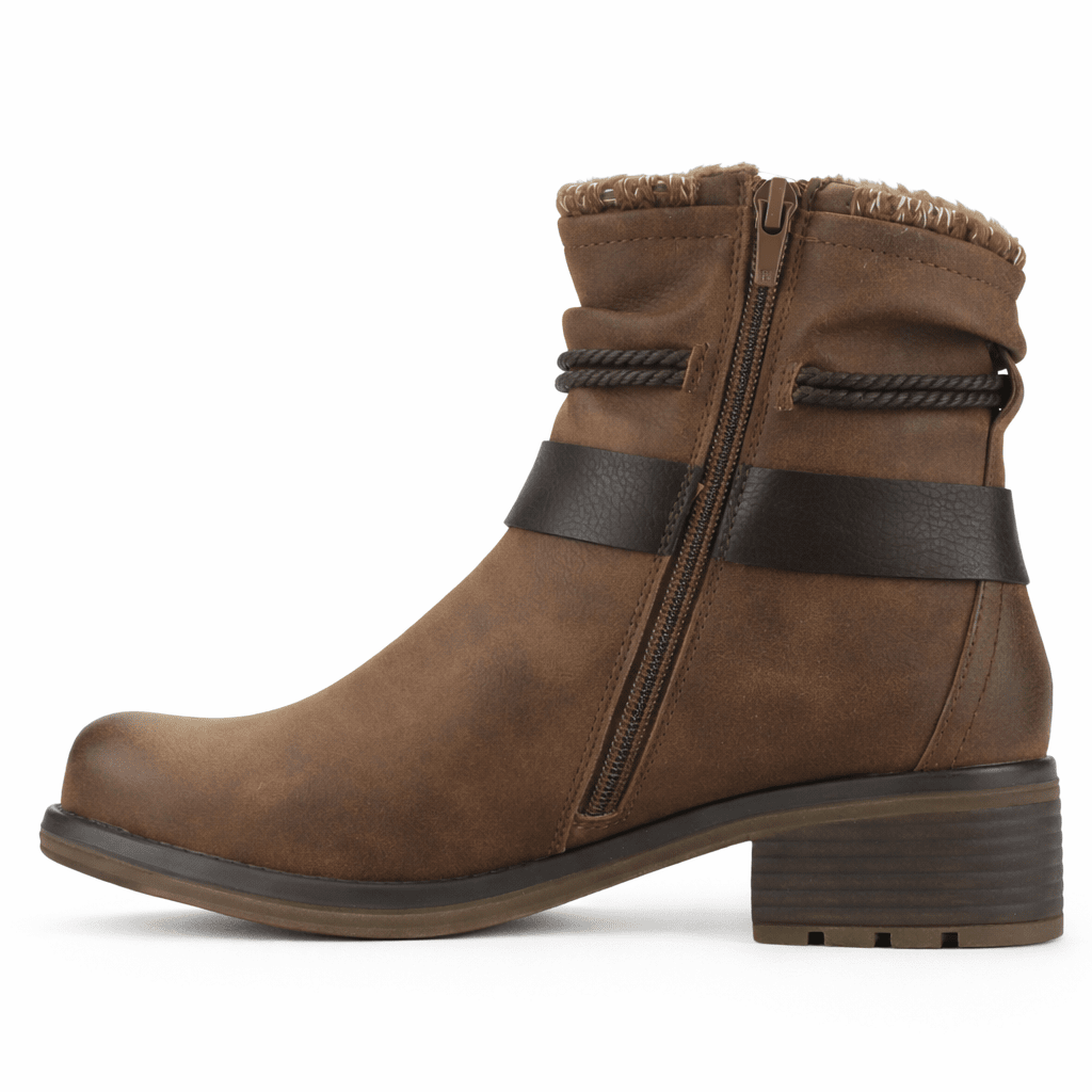 Botin Café Mujer Casual Chalada Torke Botines Taco Chalada 